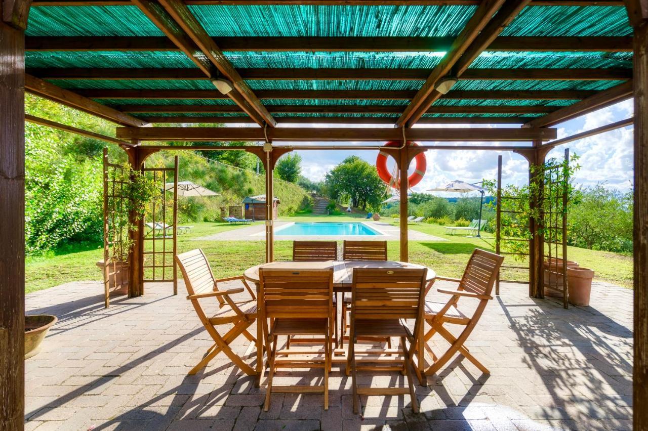 Villa Casa Ora D'Oro - Panoramic Views / Pool / Private Garden Trequanda Exterior foto