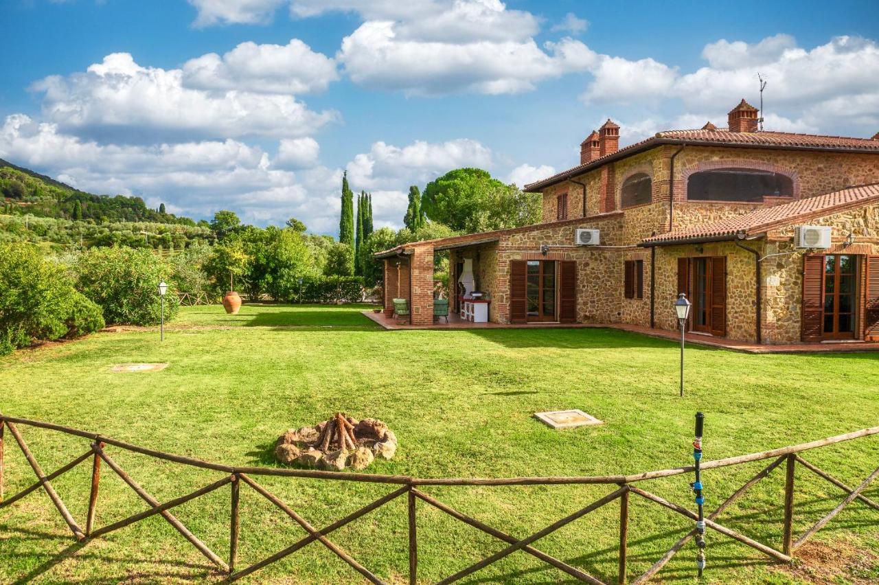 Villa Casa Ora D'Oro - Panoramic Views / Pool / Private Garden Trequanda Exterior foto