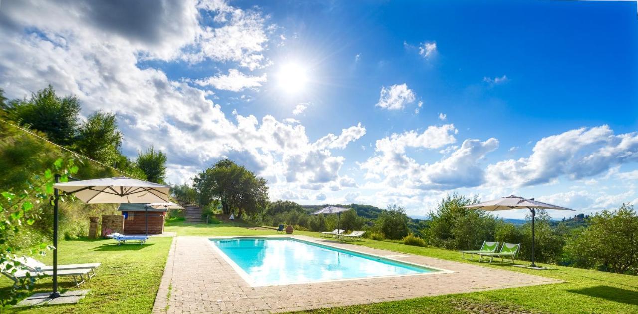 Villa Casa Ora D'Oro - Panoramic Views / Pool / Private Garden Trequanda Exterior foto
